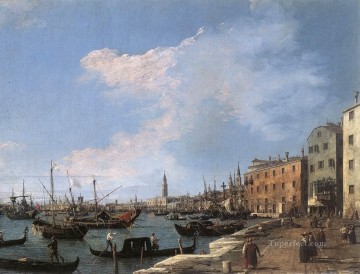 Canaletto Painting - The Riva Degli Schiavoni Canaletto